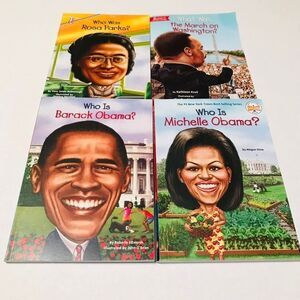 Who Was Books Lot of (4) fourβ American History children's books Preowned